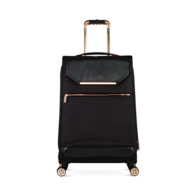 ted baker metallic trim large wheel holdall bag