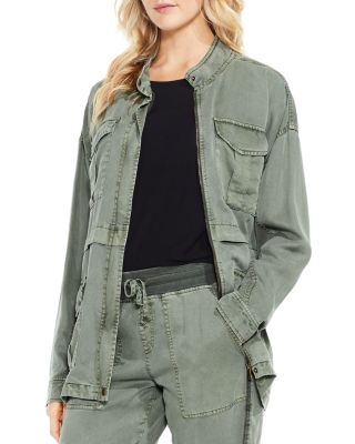 VINCE CAMUTO Twill Utility Jacket 