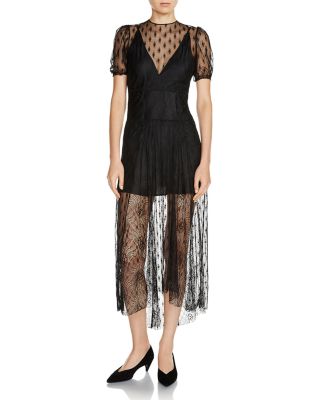 Maje Ramsey Open-Back Lace Dress | Bloomingdale's Women
