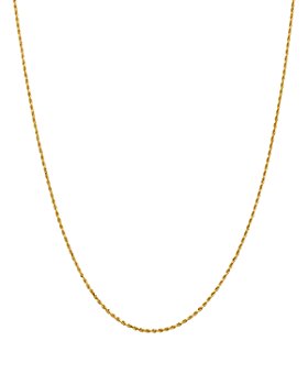 Bloomingdale's - Diamond Cut Rope Chain Necklace in 14K Yellow Gold, 1.5mm - 100% Exclusive