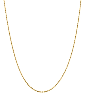 Men's 14K Yellow Gold Diamond-Cut Rope Chain Necklace, 20 - 100% Exclusive