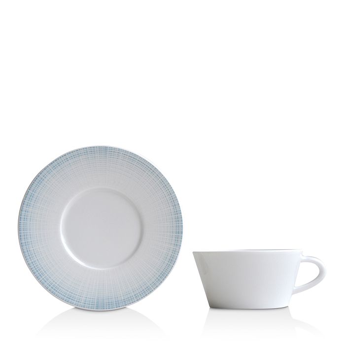Shop Bernardaud Saphir Bleu Tea Cup In White
