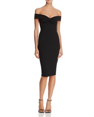 Nookie Dolly Off-the-Shoulder Midi Dress | Bloomingdale's