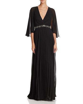 Laundry by Shelli Segal Cape-Back Gown | Bloomingdale's