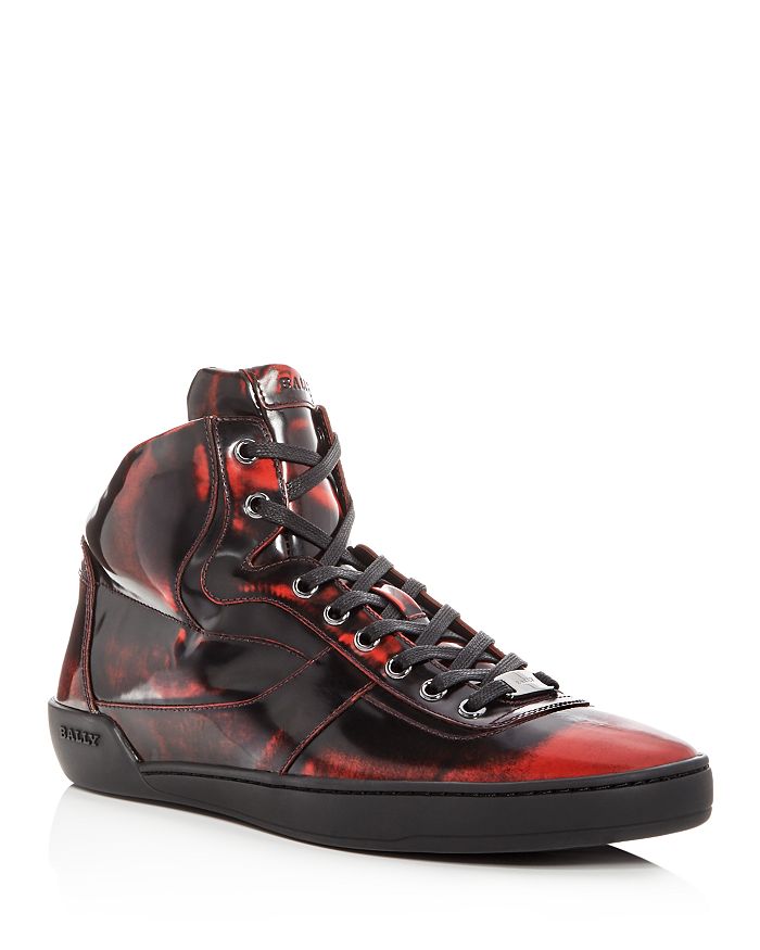 Bally Men s Eroy Patent Leather High Top Sneakers Bloomingdale s