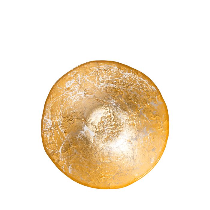 Shop Vietri Moon Glass Small Bowl In Gold