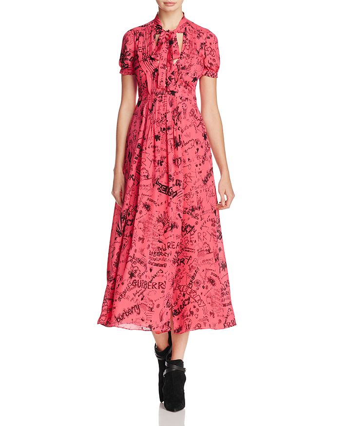 Burberry midi 2025 dress