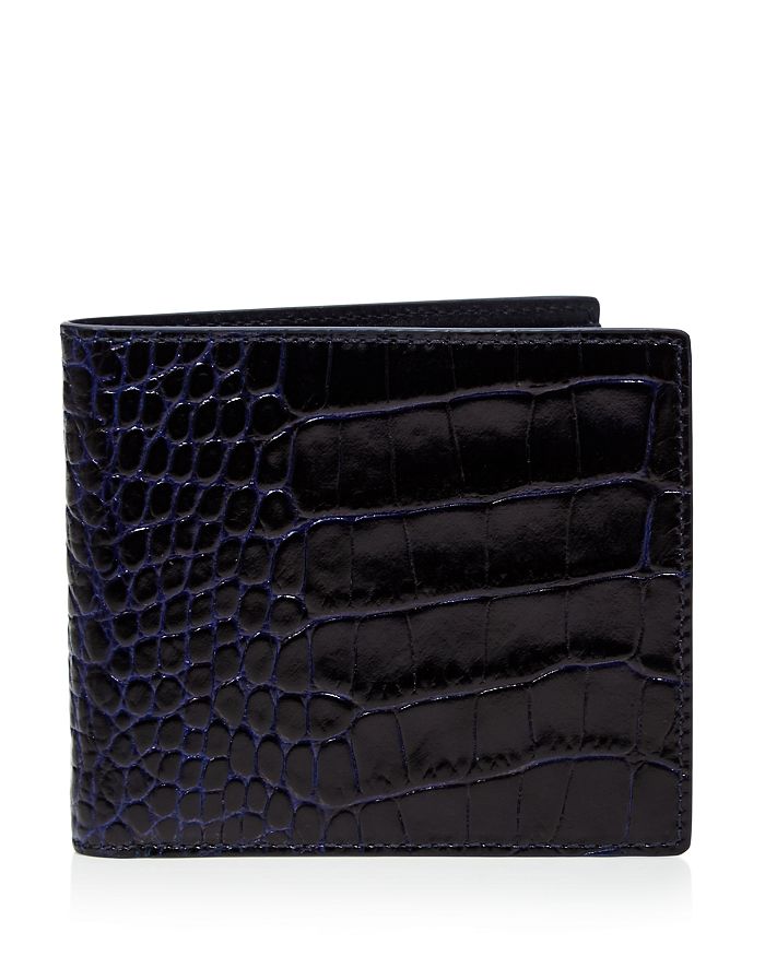 Smythson Mara Printed Calf Leather Wallet | Bloomingdale's