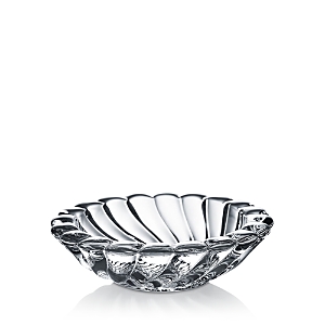 Shop Baccarat Volute Ring Dish In Clear