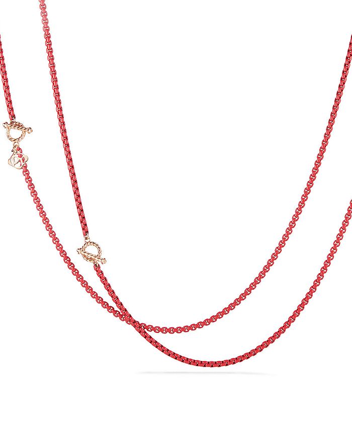 DAVID YURMAN DY BEL AIRE CHAIN NECKLACE WITH 14K GOLD ACCENTS,N13302 LKCRL41