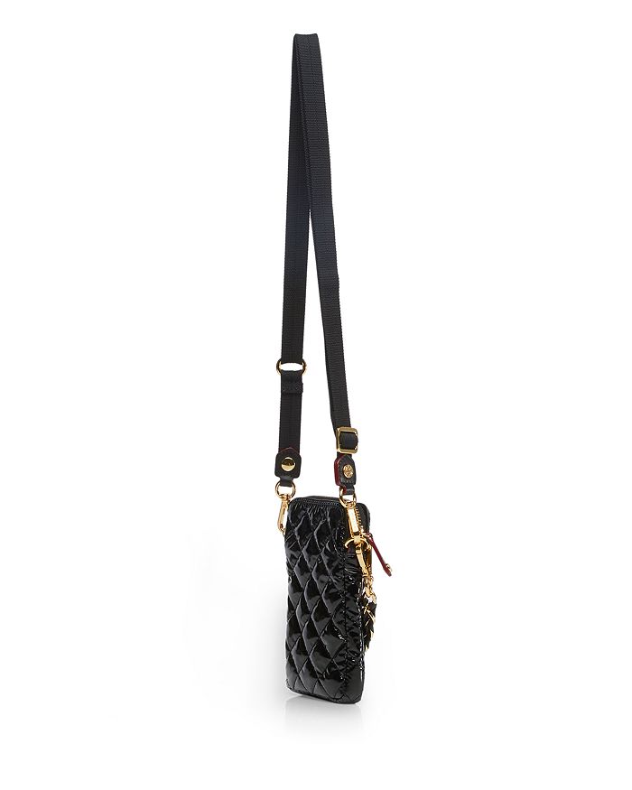 Mz Wallace Micro Crosby Quilted Crossbody In Black W ...