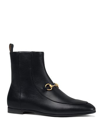 Gucci Women's New Jordaan Leather Chelsea Boots | Bloomingdale's