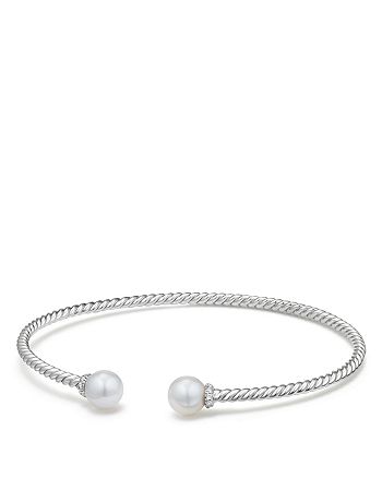 David yurman solari bracelet with diamonds and 18k gold Clearance