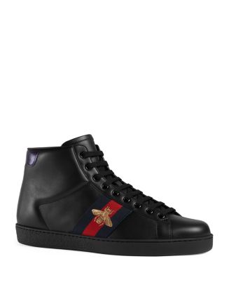 Gucci Men's Leather High Top Sneakers | Bloomingdale's