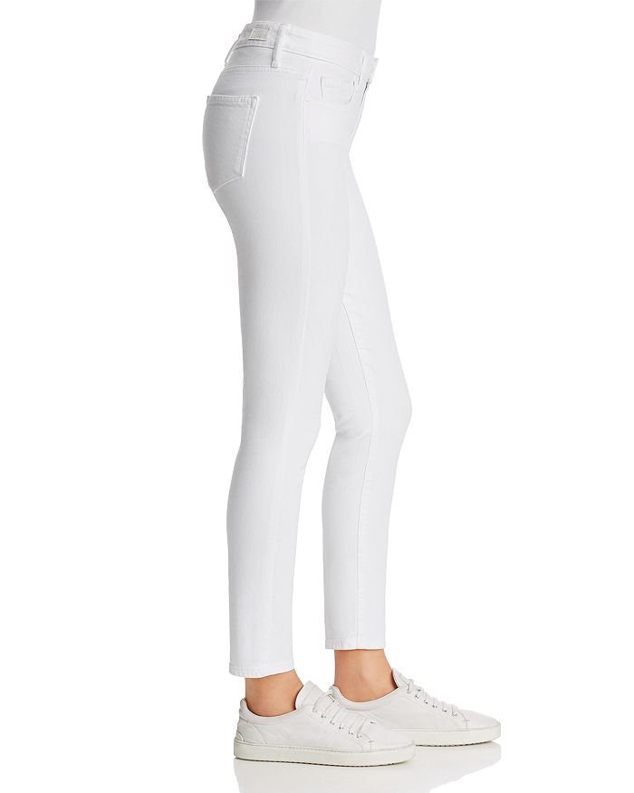 Shop Paige Hoxton High Rise Ankle Skinny Jeans In Crisp White