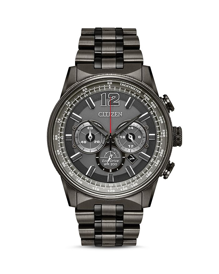 Shop Citizen Nighthawk Watch, 42.5mm In Gray