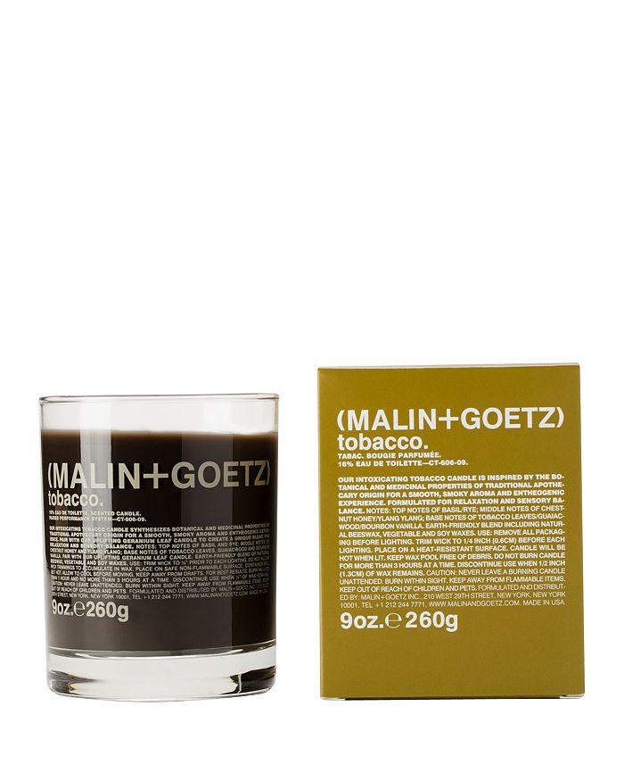 MALIN and GOETZ MALIN+GOETZ Tobacco Candle 9 oz. | Bloomingdale's