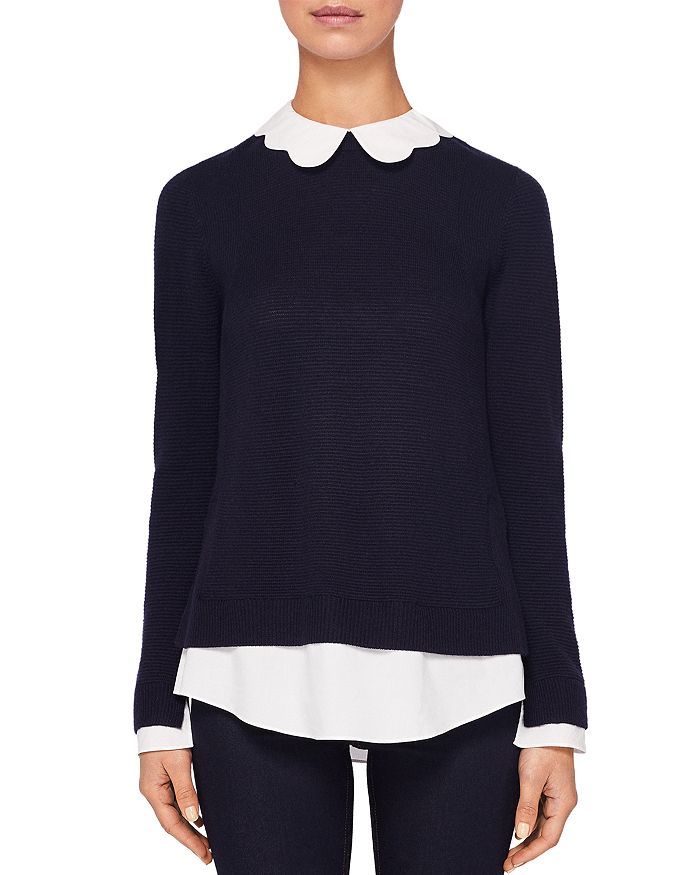 Ted Baker Bronwen Layered Look Sweater Bloomingdale s