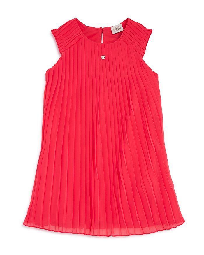 Armani Girls' Sleeveless Pleated Dress - Big Kid | Bloomingdale's