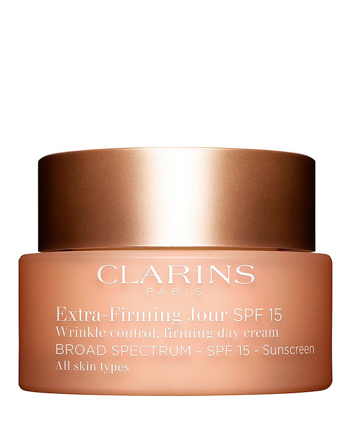Shop Clarins Extra-firming & Smoothing Day Moisturizer, Spf 15 For All Skin Types 1.7 Oz. In No Color