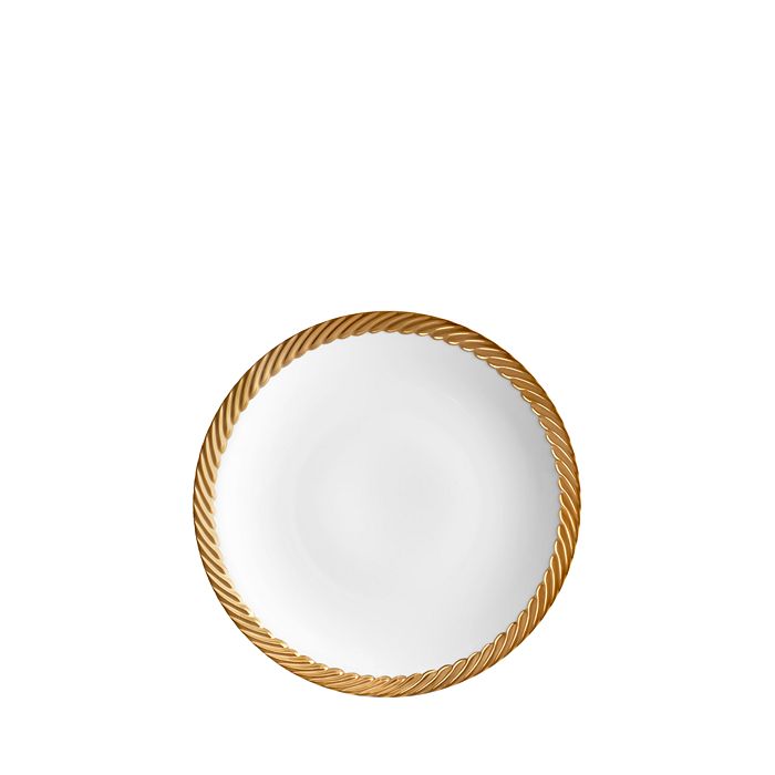 Shop L'objet Corde Dessert Plate In Gold