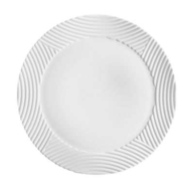 Corde White Wide Charger Plate
