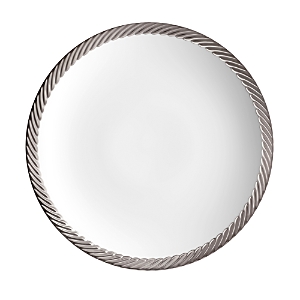 Shop L'objet Corde Charger Plate In Platinum
