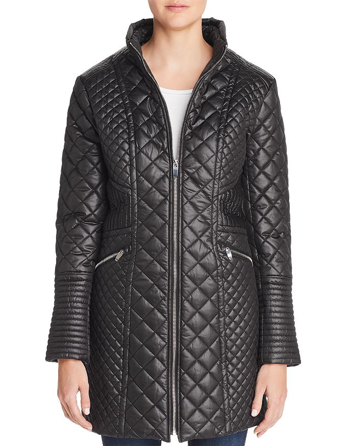 Via Spiga Diamond Quilted Zip Coat Bloomingdale s