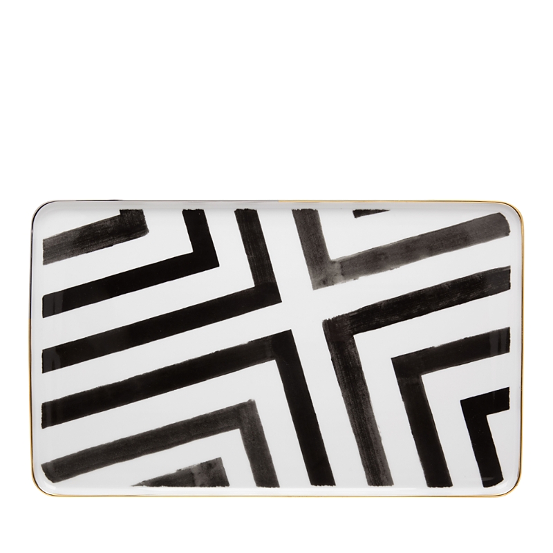 Vista Alegre Sol Y Sombra By Christian Lacroix Rectangular Platter, 16.5