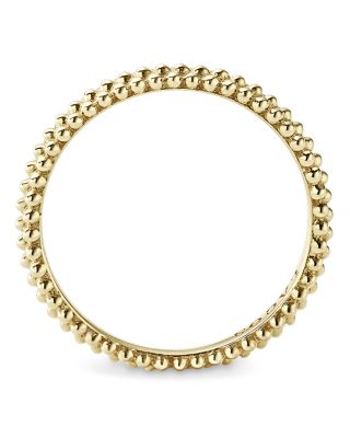 Caviar Gold Collection 18K Gold Micro-Beaded Ring