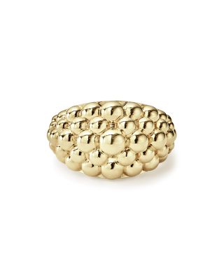 Caviar Gold Collection 18K Gold Domed Ring - Exclusive 
