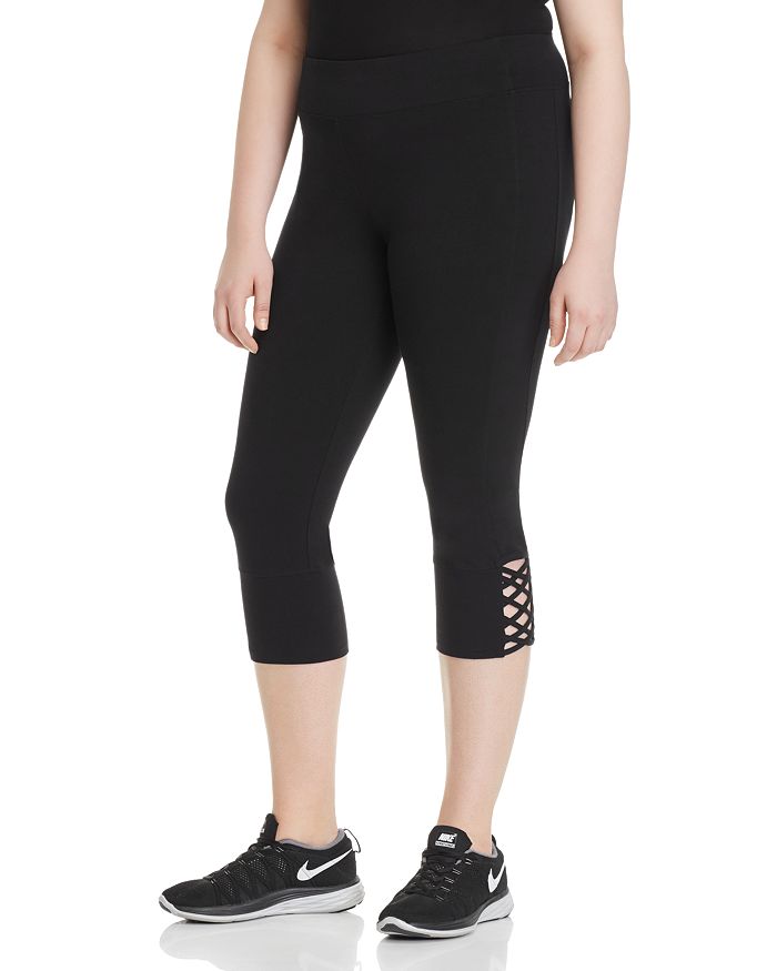 Marc New York Plus Lattice Stitch Crop Leggings Bloomingdale s