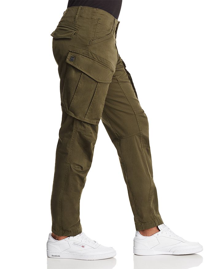 Shop G-star Raw Rovic New Tapered Fit Cargo Pants In Dark Bronze Green