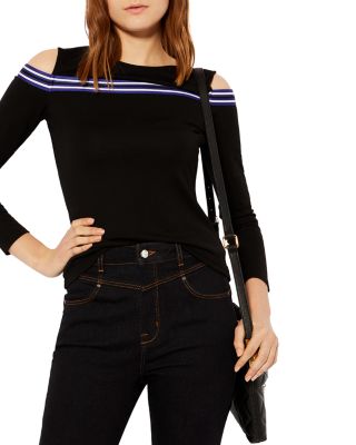 karen millen cold shoulder top