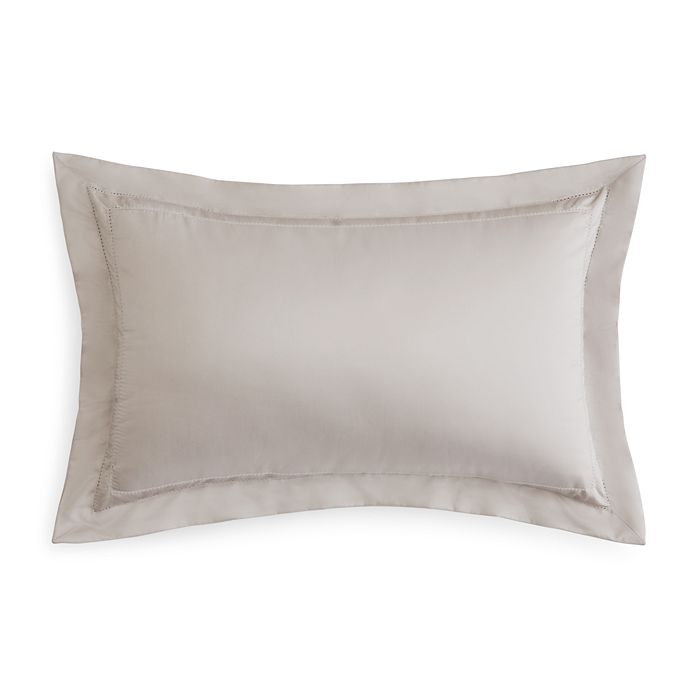 Hudson Park Collection 680tc Sateen Decorative Pillow, 14 X 22 - 100% Exclusive In Pewter