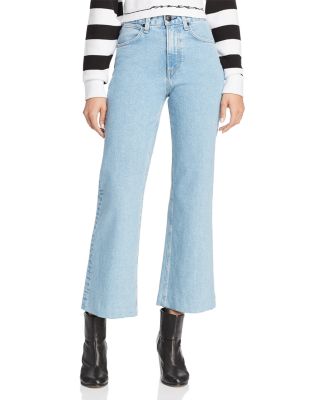 rag bone JEAN Justine Wide Leg Ankle Jeans in Broken Nelly Bloomingdale s