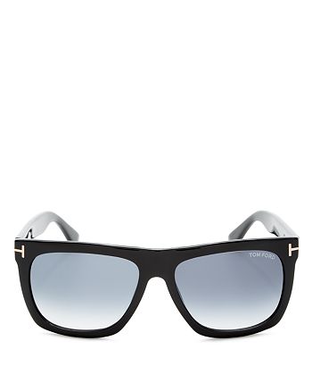 Tom Ford Men's Morgan Flat Top Square Sunglasses, 55mm | Bloomingdale's