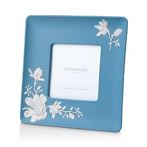 Wedgwood Magnolia Blossom Frame, 4 X 4 In Blue