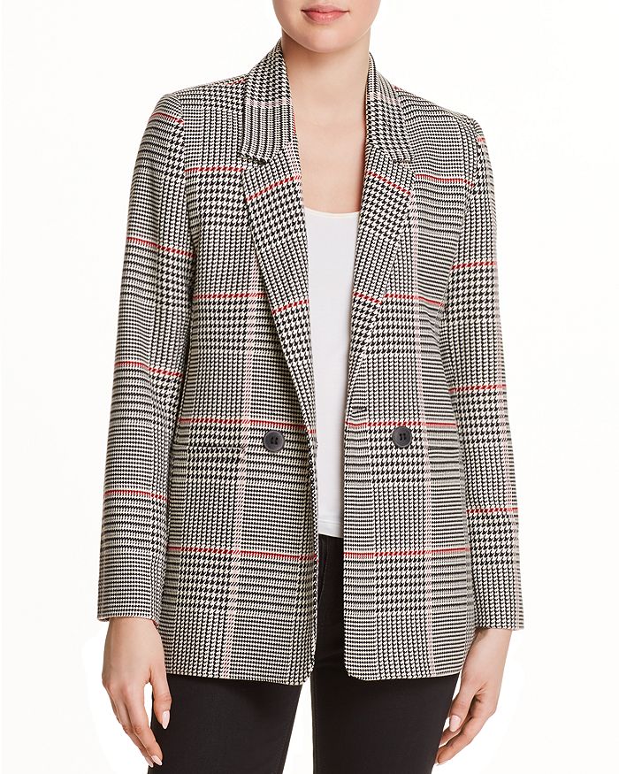 Anine Bing Madeline Houndstooth Blazer Bloomingdale s