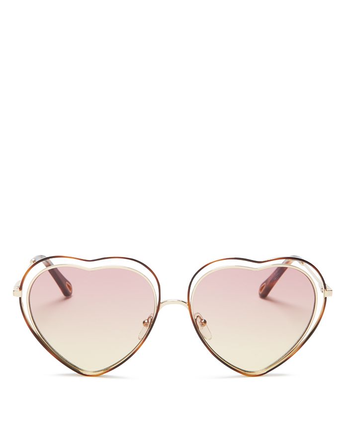 Chloe love sales heart sunglasses