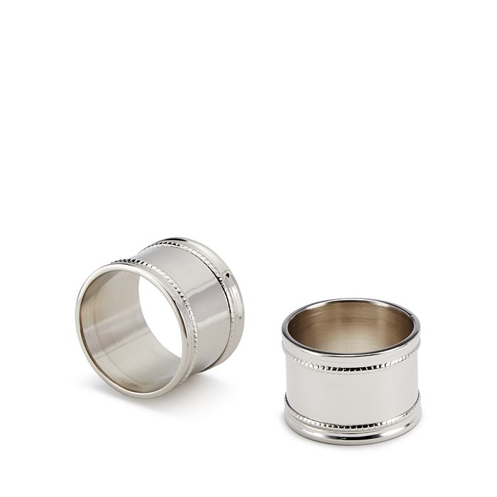 Shop Aman Imports Brass Napkin Ring - 100% Exclusive In Shiny Silver