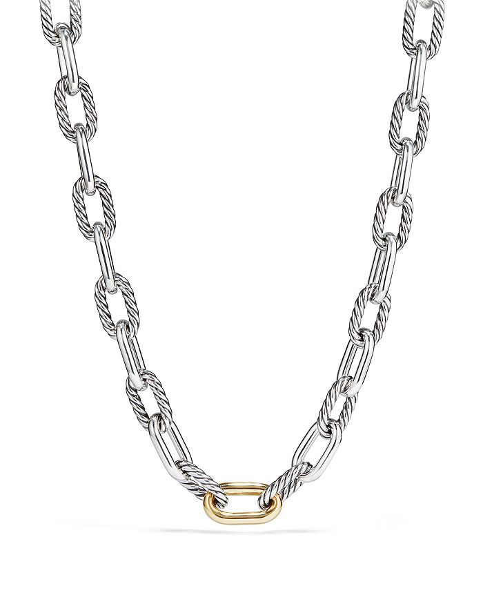 DAVID YURMAN MADISON LARGE CHAIN NECKLACE WITH 18K GOLD,N13873 S818