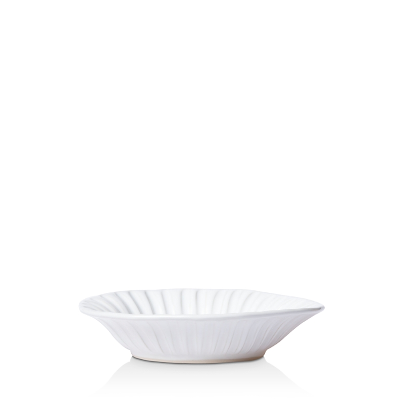 Vietri Incanto Stone Stripe Pasta Bowl, White In White