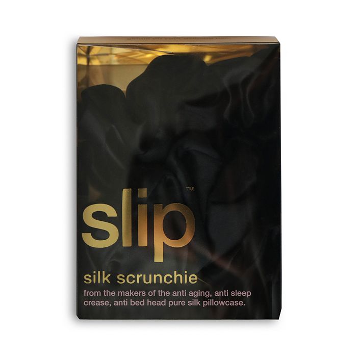 Shop Slip Pure Silk 3-pack Large Scrunchies In Pink, Gold, Black