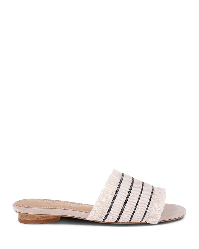 Canvas slide Sandals