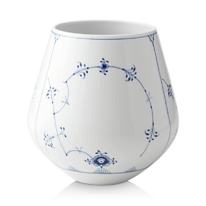 Shop Royal Copenhagen Blue Plain Vase In Two-tone