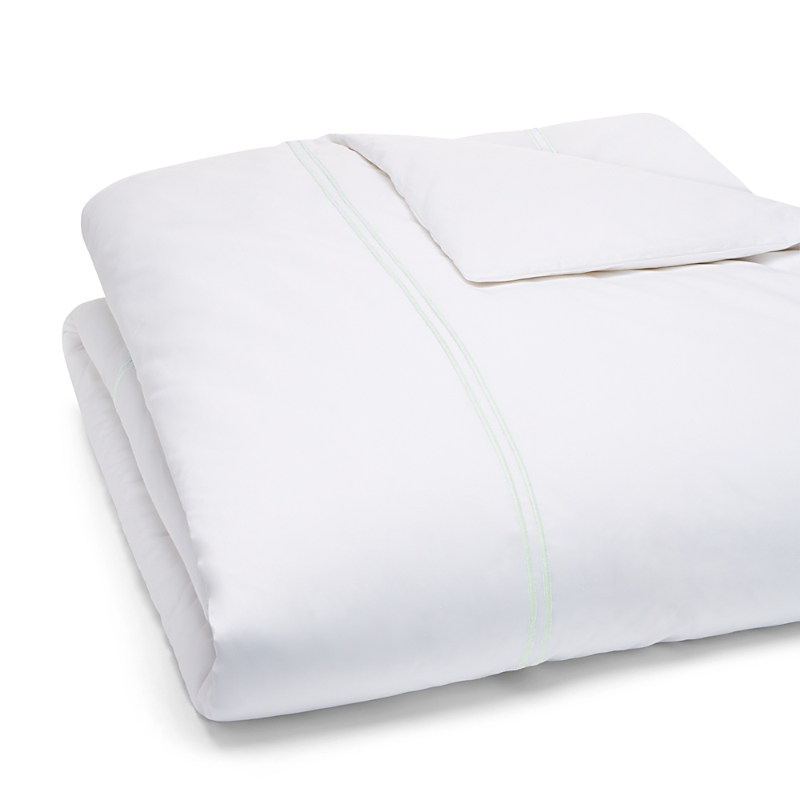 Sferra Grande Hotel Duvet Cover, Twin In White/mist