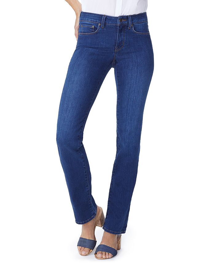 NYDJ PETITES MARILYN STRAIGHT JEANS IN COOPER,PDNM2013