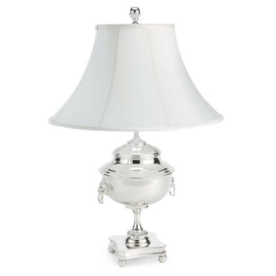 ralph lauren silver lamp