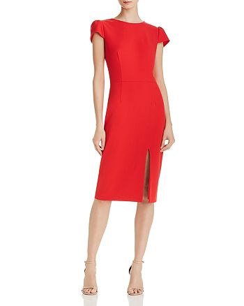 Robe Betsey Johnson 'Scuba Crepe' - Taille 8 - Avec Nœud Sur L'épaule - Neuf Avec étiquettes
